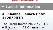 HTC DROID Incredible 2 gets an April 28th release date