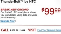 $99 gets you the HTC ThunderBolt, but only if you live in Michigan?