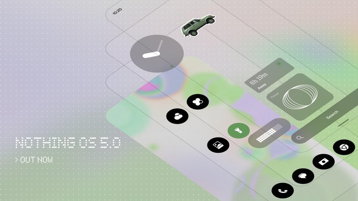 Nothing OS 5.0 is official, and three Nothing phones are already off the list