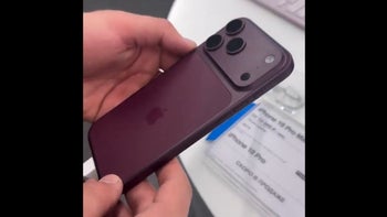 I love how this leaked Dark Cherry iPhone 18 Pro Max demo unit looks
