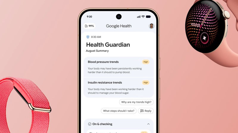 Pixel Watch unleashes Health Guardian with cuff-free blood pressure and insulin trends