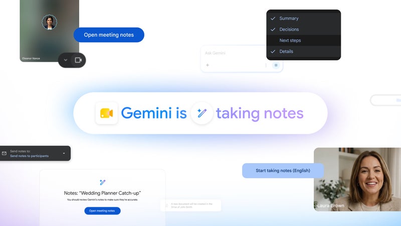 Google Meet quietly overhauls its meeting notes for busy people