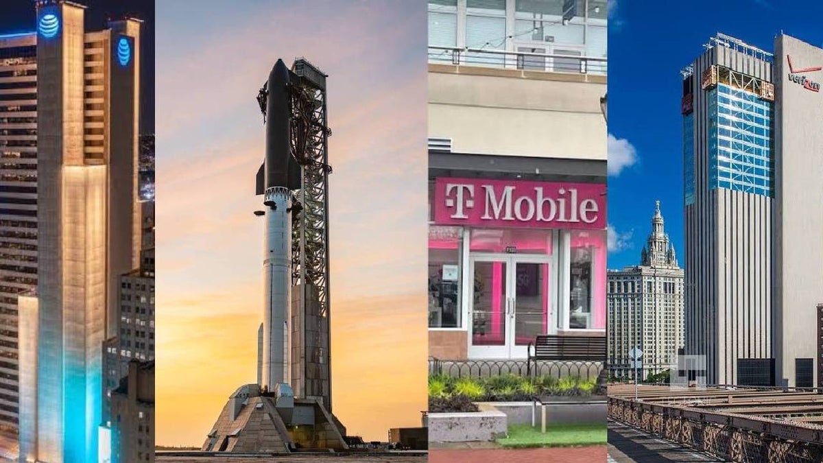 Mobil3e AT&T, T-Mobile, and Verizon tumble after rumored SpaceX move - PhoneArena