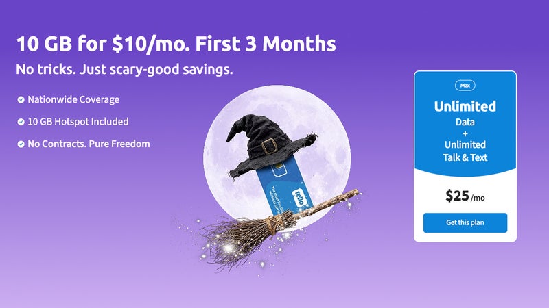 Tello gives you 30% off on its 10 GB plan right now!