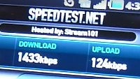 Samsung Infuse 4G Speed Tests