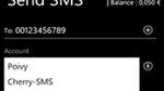 Beta SMS 2.0 for WP7 allows you to send international messages for cheap or free