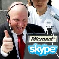 Microsoft buys Skype for the staggering $8.5 billion, to use it in Windows Phone and Kinect
