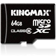 KINGMAX introduces world's first 64GB microSD card