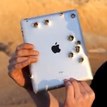 Apple iPad 2 meets a real Minigun, doesn't survive to tell the story
