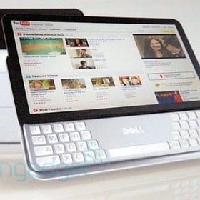Dell prototype tablet spotted, featuring a slideout split-QWERTY keyboard