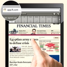 Financial Times outs web-based iOS app, Newsstand shaking with anger