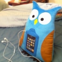 Do you sleep with your iPhone? Stick it in a stuffed owl!