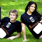 Orange demonstrates Sound Charge t-shirts that power your phone