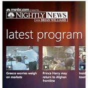 NBC Nightly News released in WP7 Marketplace