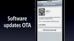 With iOS 5, some OTA updates can be handled through 3G