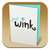 justWink for iOS covers greeting cards, from heartfelt to sassy