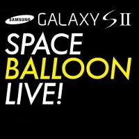 Watch the Samsung Galaxy S II being sent into space today at 7am Eastern live and send messages!