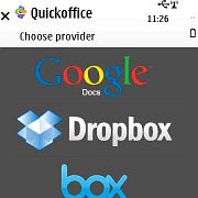 Quickoffice Pro for Symbian^3 now allows syncing files with popular cloud services