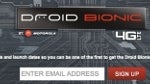 Verizon's Motorola DROID Bionic teaser site is turned on; register your email to receive timely updates