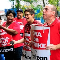 45,000 Verizon Communications union workers go on strike