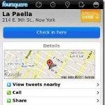Minor update for the BlackBerry Foursquare apps packs improved BBM integration