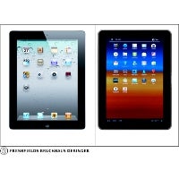 Apple's German court filings made the Samsung Galaxy Tab 10.1 look more identical to the iPad 2 than it is