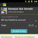 Vodafone UK and Germany announces the availability of carrier billing with Android Market purchases
