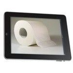 35% of users admit to using tablet in bathroom, 65% probably lied