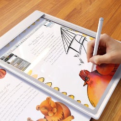 Iris transparent tablet concept shows how AR, scanning could look in the future