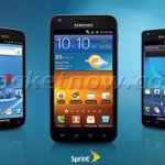 All three Samsung Galaxy S II variants for the US pose together in a leaked shot
