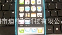 China brimful with iPhone 5 cases, suggesting teardrop shape and swapped mute button