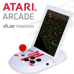 Atari Arcade Duo Powered is an iPad controller from Atari, doubles as a time machine