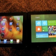 Watch Apple iPad 2 with iOS 5 face off Samsung's Windows 8 slate