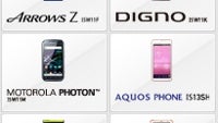 Only in Japan: KDDI adds 8 new phones, 13MP cameras, Bluetooth 4.0, waterproof bodies, flip phone Androids among them