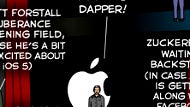 A cartoon about tomorrow's iPhone event takes the pressure off Tim Cook freezing up