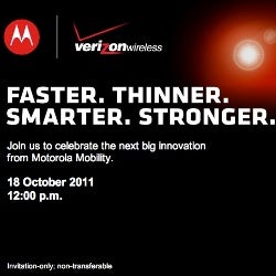 Motorola teasing us with "Faster. Thinner. Smarter. Stronger," could be the new Droid RAZR