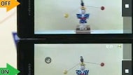 Sharp demoes how optical image stabilization in its 12MP smartphone camera sensor makes video... sharp
