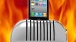 iPhone speaker dock emulates the look of a retro-style toaster, but doesn't actually toast