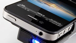 This micro iPhone projector brings 65-inch pictures to your wall, doubles as a battery pack