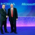 Nokia and Microsoft heads rumored to meet in Las Vegas to discuss a buyout of the smartphone unit