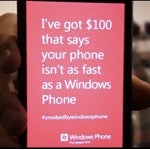 'Smoked by Windows Phone' challenge to transition into an ad campaign