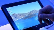 Intel actually has a Clover Trail-powered tablet on display at CES