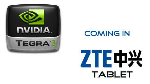 ZTE shows off 7" Tegra 3 tablet