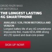 DROID RAZR MAXX releasing on Jan 26
