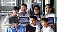 On the day of Apple's digital textbooks announcement, Microsoft touts Windows-based slates for the classroom