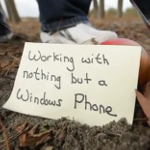 Microsoft produces video on getting work done using only a Windows Phone handset