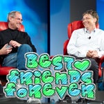 Steve Jobs and Bill Gates became close in the end