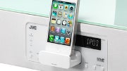 Meet JVC's iPhone speaker dock that doubles as a nightstand - available in black and white