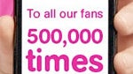 T-Mobile giving 30% off an accessory in honor of 500,000 Facebook fans