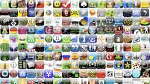 Timeline of mobile app stores in graphic form